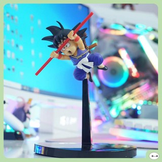 Mô hình goku kid fes cầm gậy 18cm