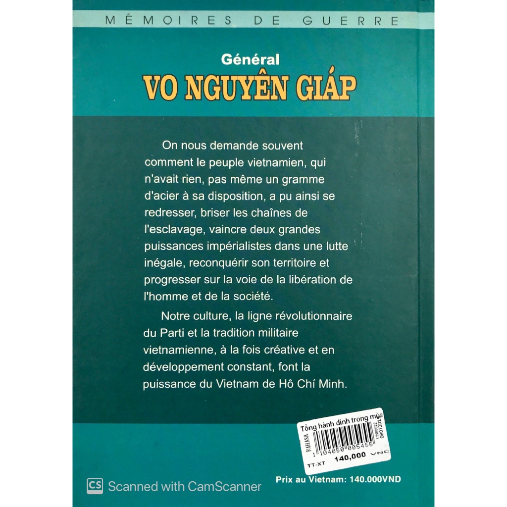 Sách - Général Vo Nguyen Giap la haut commandement et le printemps de la victoire