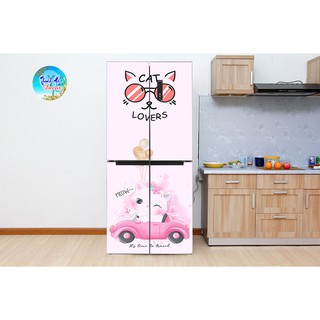 Tấm dán, decal dán trang trí tủ lạnh