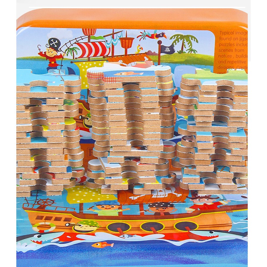 Ghép Hình Puzzle 60 Mảnh Hộp Thiếc - Nàng Tiên Cá