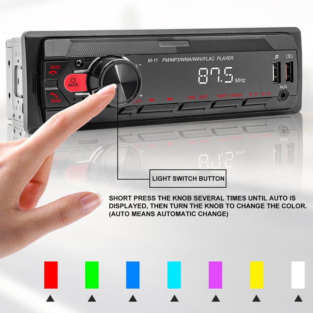 Máy Nghe Nhạc MP3 12V FM / USB / AUX Rảnh Tay Cho Điện Thoại