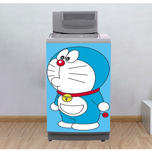 Decal dán máy giặt mẫu Doremon 16- chất liệu cao cấp