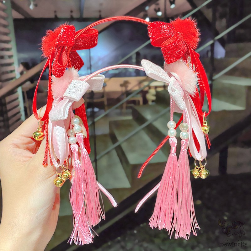 Cài Tóc Phối Nơ Dễ Thương Cho Bé Gái