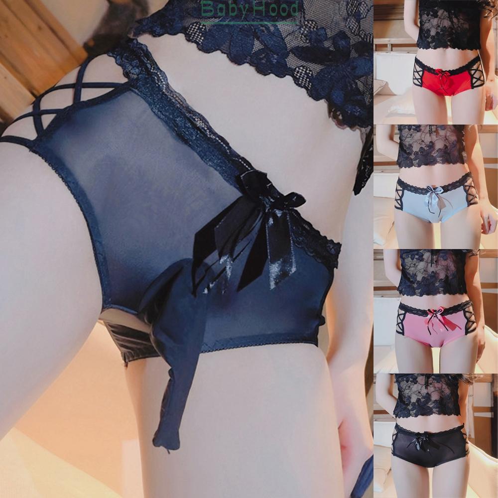 Men Women Sissy Mash Sheer Gay Pouch Thongs Briefs Underwear Underpants Panties QYaeBiOY#BBHOOD