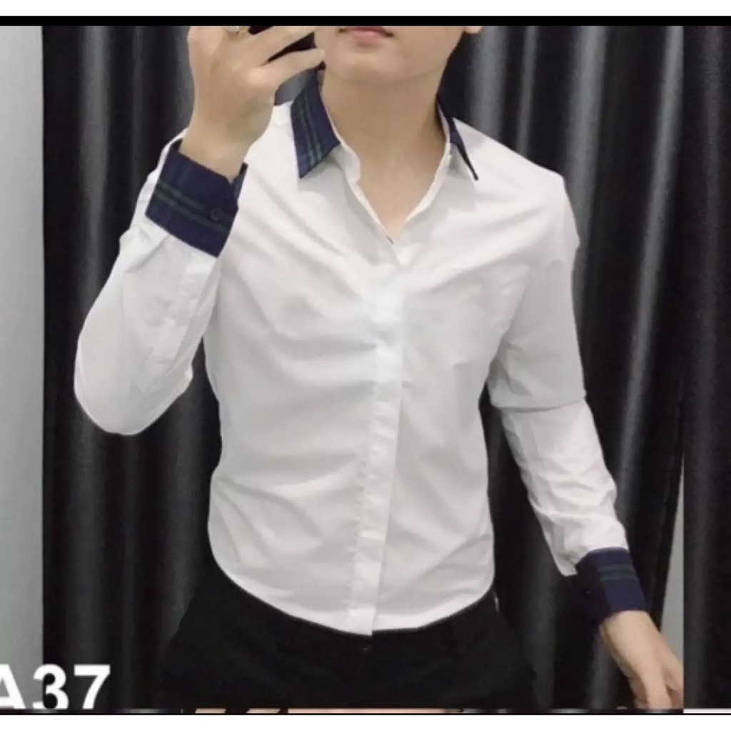 Áo sơ mi nam mềm mịn không nhăn cao cấp họa tiết thời trang đẳng cấp M34 | BigBuy360 - bigbuy360.vn