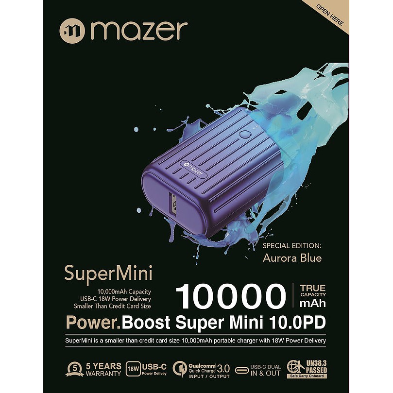 [BH 5 năm] Pin Dự Phòng MAZER Pocket Power Mini 10000mAh version 2