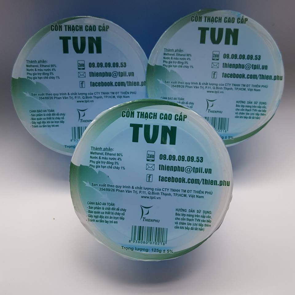 CỒN THẠCH CAO CẤP TVN - LỐC 4 LY