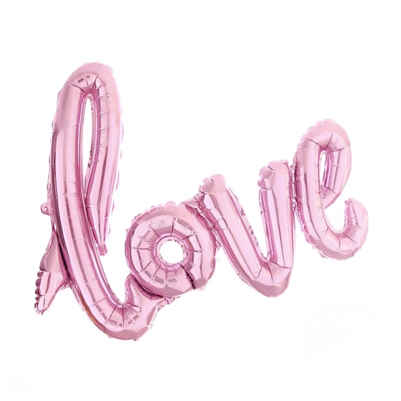 Bóng chữ LOVE lớn size 70cm - Bóng chữ LOVE liền - Set chữ LOVE