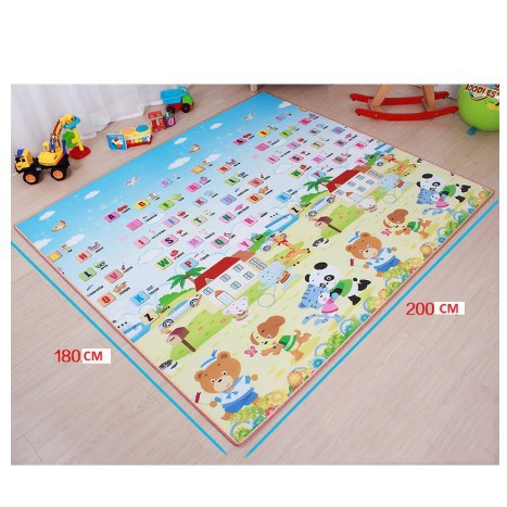 [ Gía siêu rẻ ] THẢM CHƠI MABOSHI CHO BÉ YEU 2Mx2M2(Ngẫu nhiên )