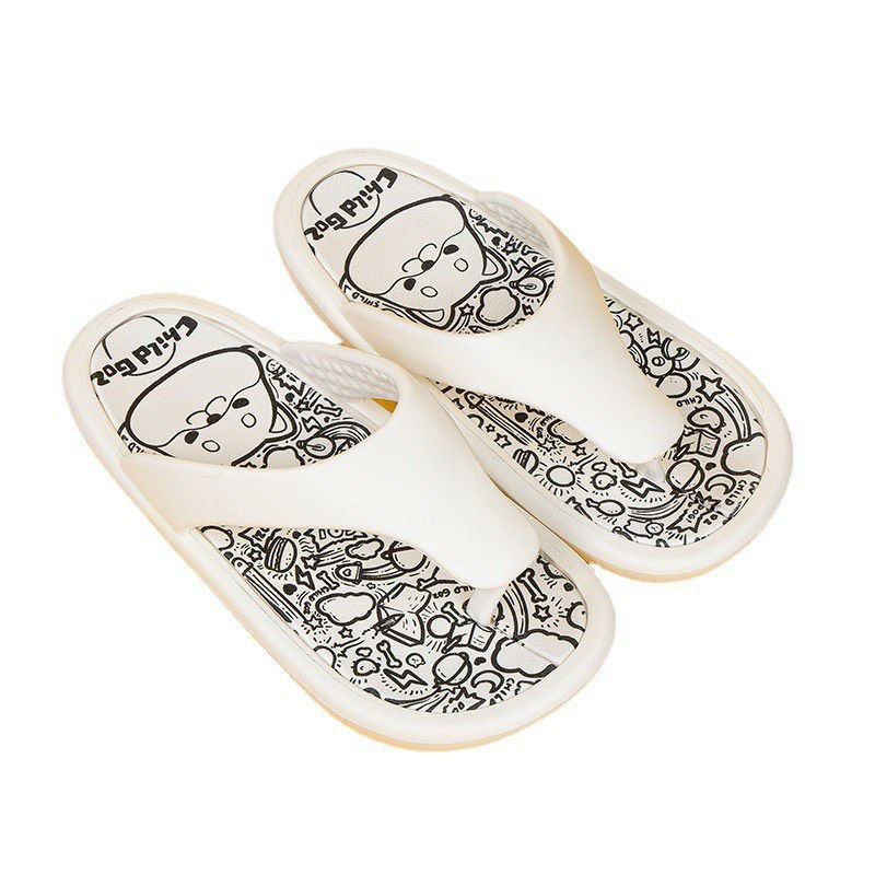 Dép xỏ ngón, dép tông siêu nhẹ,họa tiết dễ thương, đế cao 4cm chống trơn trượt
