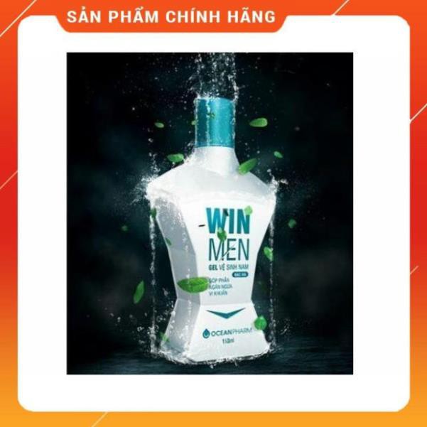 Combo 2 Chai Gel Vệ Sinh Nam Winmen 110ml Hương Bạc Hà- Dung Dịch Vệ Sinh Vùng Kín Nam Giới, Kháng Khuẩn, Giữ Ẩm