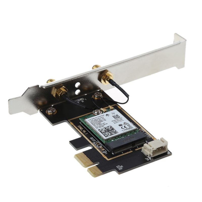 R*SIX* Desktop PCI-E Wireless Adapter Converter With 1730Mbps WiFi Network Card 9260NGW For Intel Bluetooth