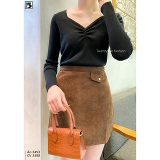 Áo len ôm nhún ngực Twentyfive 3493