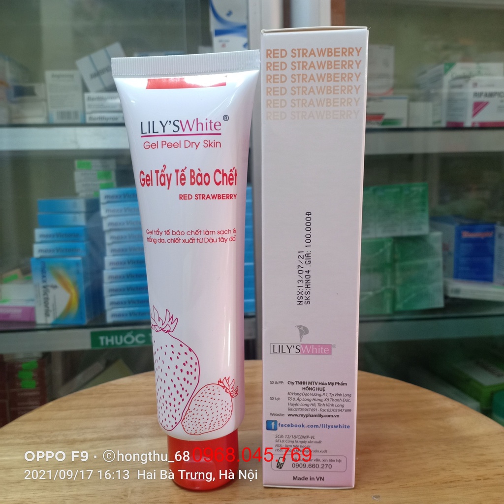 Gel Tẩy Tế Bào Chết Lily’s White tuýp 100g