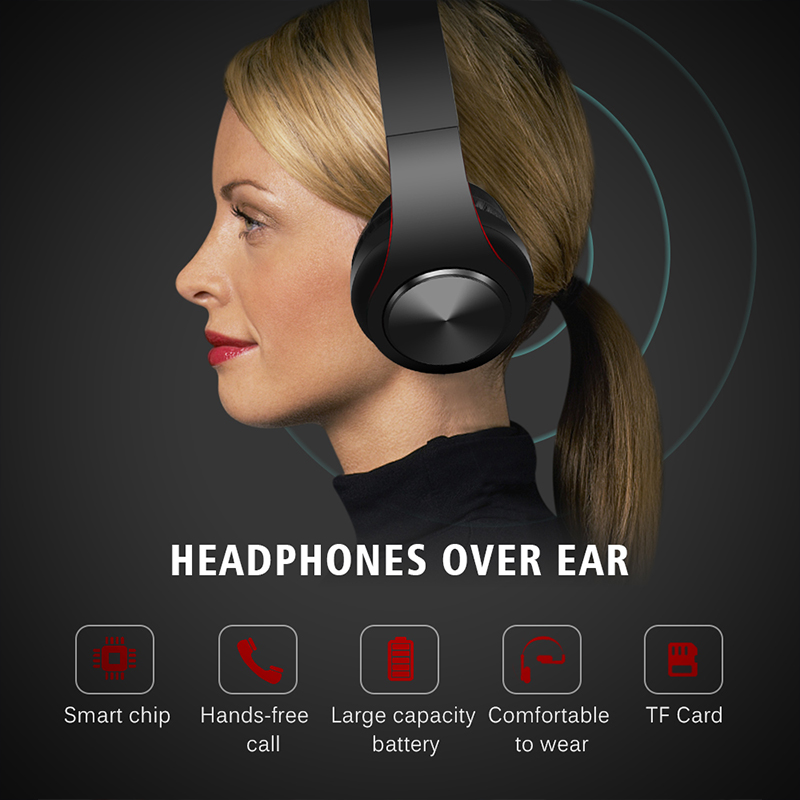 Tai Nghe Trùm Đầu Bluetooth Không Dây Chất Lượng Cao B39 Cho PC/Điện Thoại Thông Minh