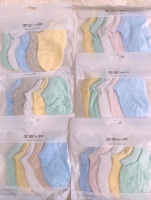 Set 5 đôi tất lưới đẹp cho bé