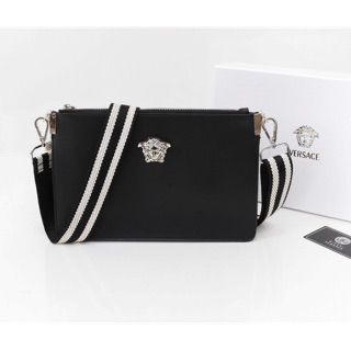 Túi đeo chéo cầm tay Clutch dây dù bản to da mịn lì hàng cao cấp full box ( Có Hộp Y Hình )