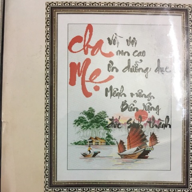 Tranh thêu Kit nhỏ