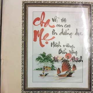 Tranh thêu Kit nhỏ