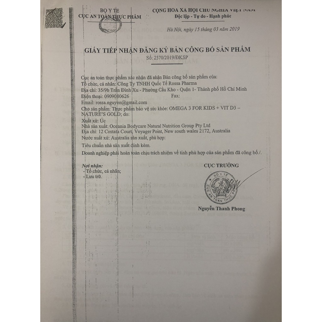 Viên uống Omega3 For Kids + Vitamin D3