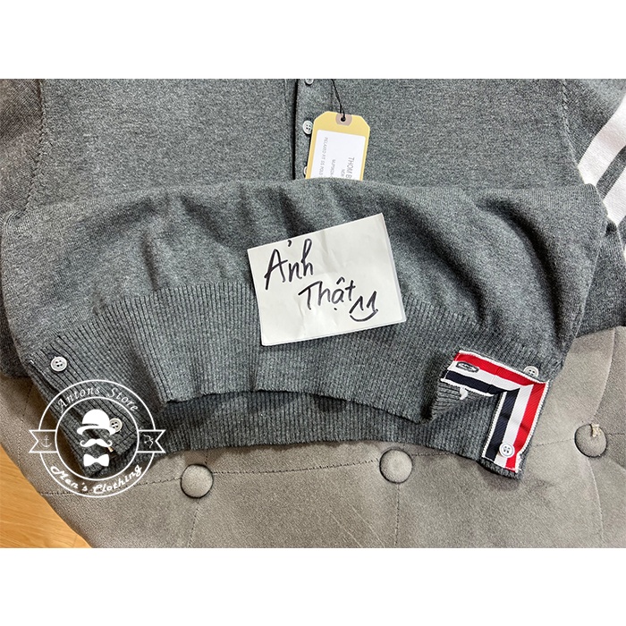 Polo Len Thom Browne 4 Vạch