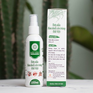 Tinh dầu xua đuổi côn trùng Đất Việt chai 100ml