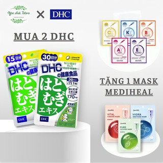 Viên uống dưỡng trắng sáng da DHC tặng mặt nạ Mediheal
