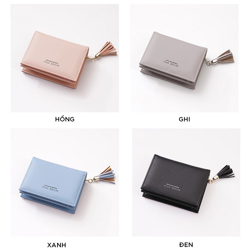 Ví nữ mini cute đẹp cầm tay BATSIOE thời trang cao cấp nhỏ gọn bỏ túi LUVADO VD370 | BigBuy360 - bigbuy360.vn