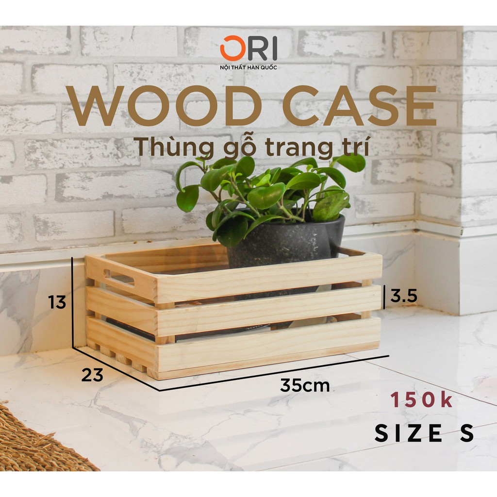 THÙNG GỖ PALLET TRANG TRÍ ĐA NĂNG XUẤT KHẨU - WOOD CASE