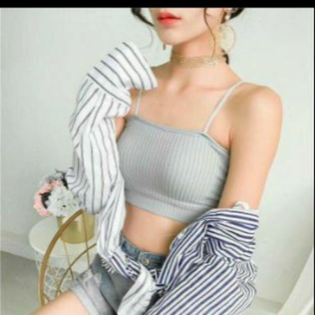 Áo bra 2 dây Ngang kèm sẵn mod ngực