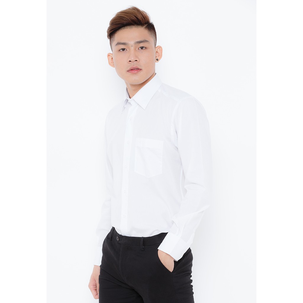 Áo Sơ Mi Dài Tay Trắng Classic Vĩnh Tiến 275 | BigBuy360 - bigbuy360.vn