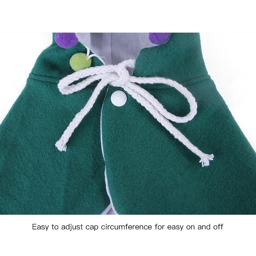 Áo Choàng Hóa Trang Giáng Sinh Ngộ Nghĩnh Cho Thú Cưng