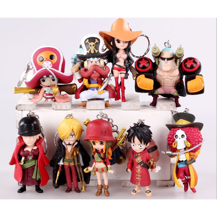 FREESHIP ĐƠN 99K_Combo Bộ 9 Mô Hình One Piece - Team Luffy Loại Đẹp