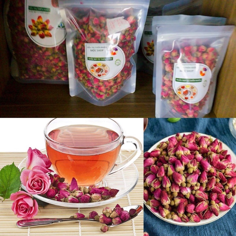TRÀ NỤ HOA HỒNG - đẹp da- thải độc (túi 50gr)