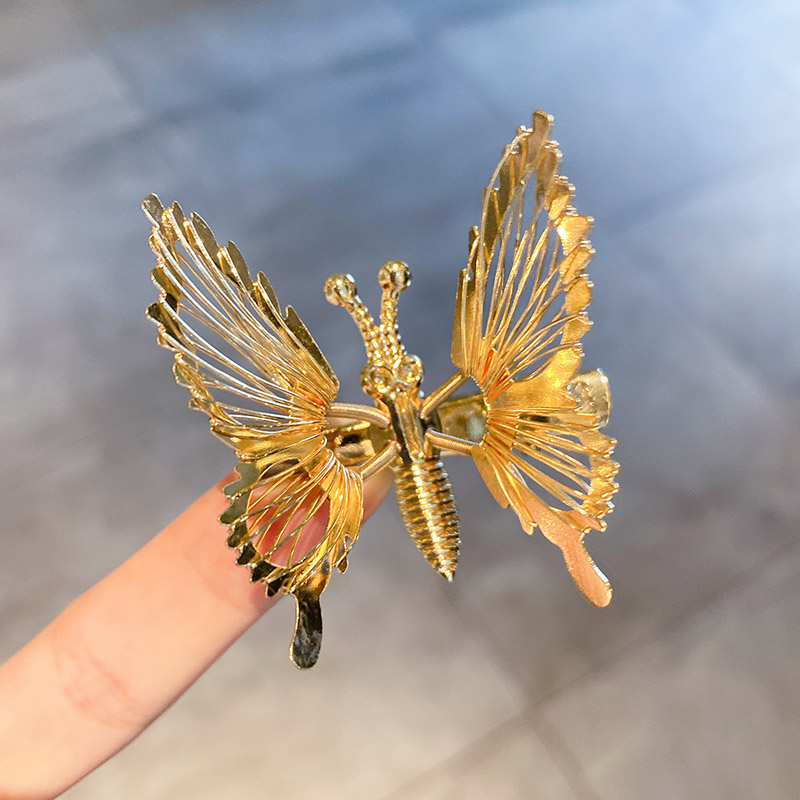 Kẹp Tóc Hình Bướm Dễ Thương Bằng Thép Không Gỉ