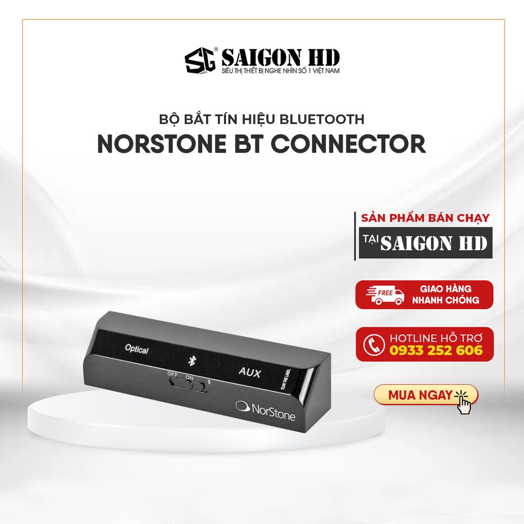 Bộ bắt tín hiệu bluetooth NORSTONE BT Connector - Hàng chính hãng, giá tốt, bảo hành 12 tháng