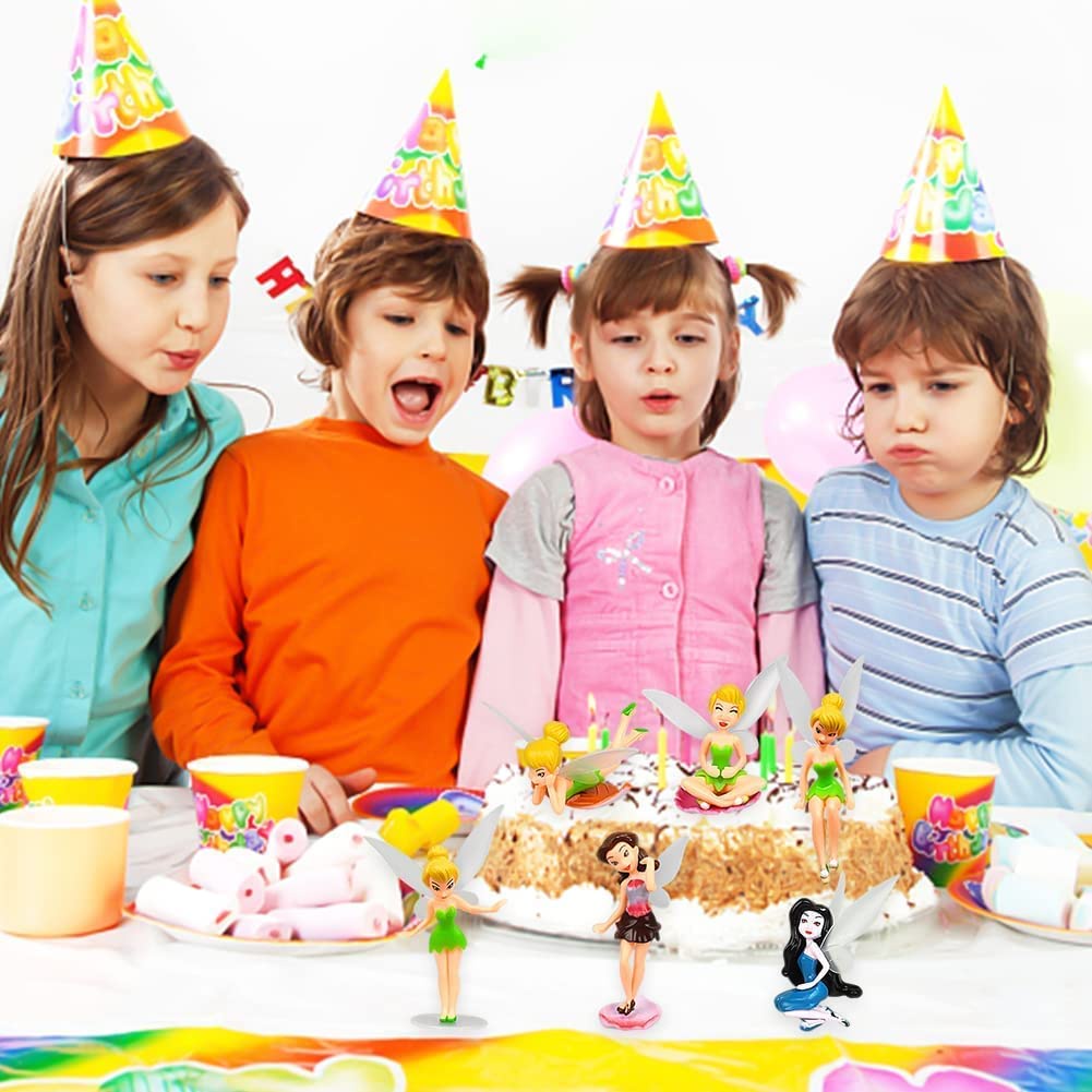 Set 6 Chi Tiết Trang Trí Bánh Hình Nàng Tiên