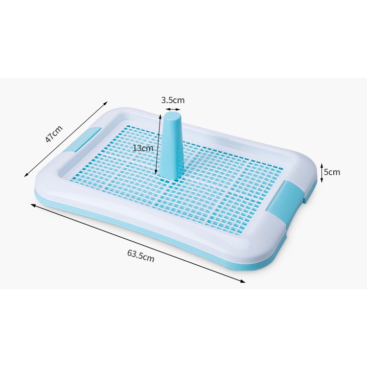 Khay vệ sinh cho chó có cọc size to