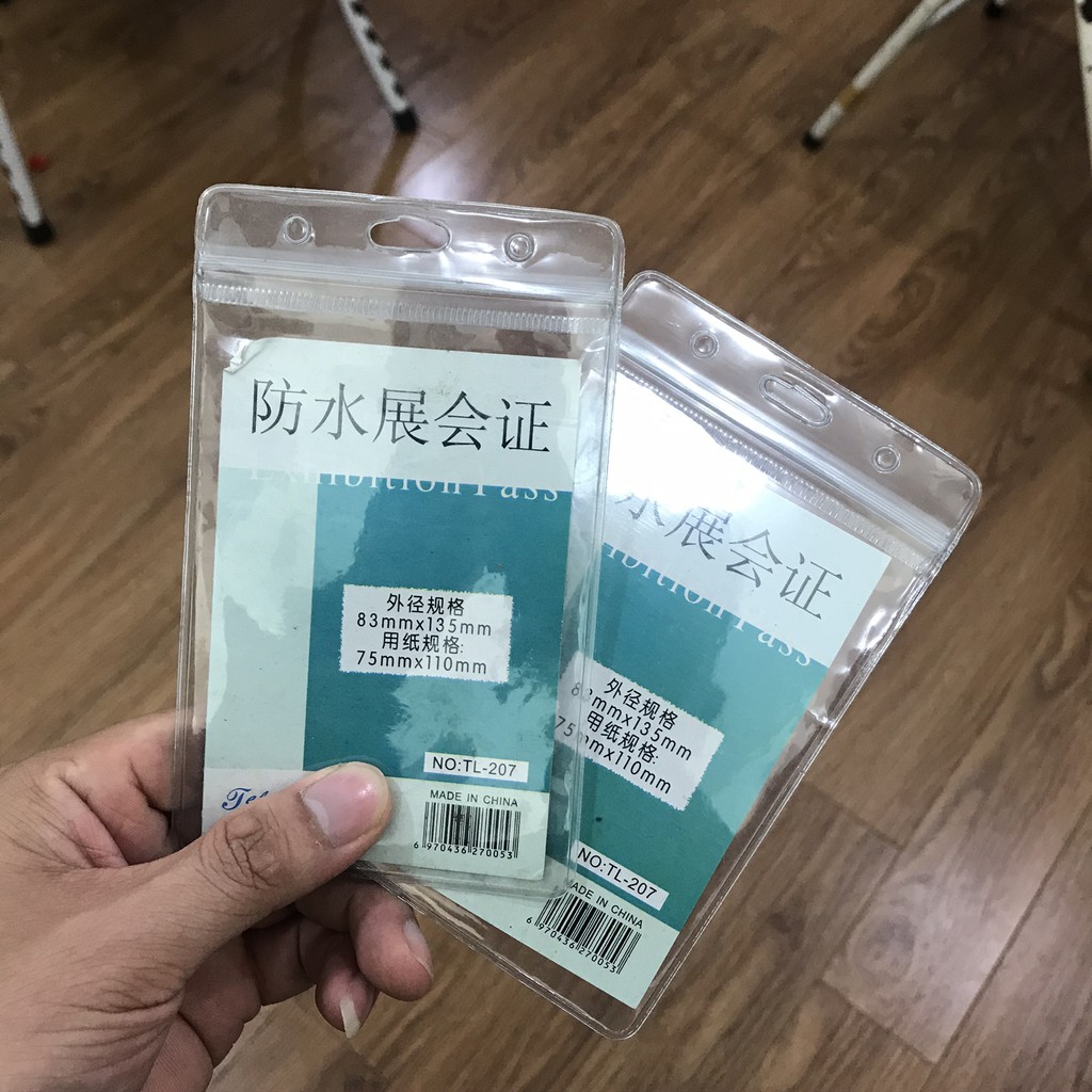 20 Cái Bao đựng thẻ, bảng thẻ, thẻ học sinh sinh viên, cán bộ công nhân viên kiểu dọc