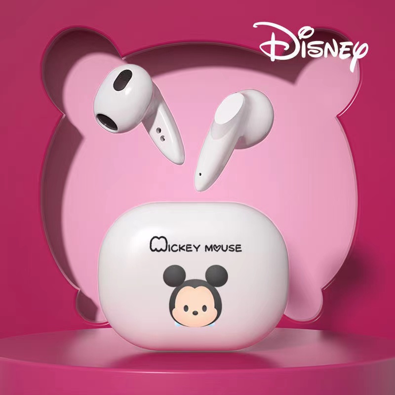 Tai nghe Bluetooth 5.1 không dây chống ồn chống thấm nước kiểu dáng thể thao Disney LY-316