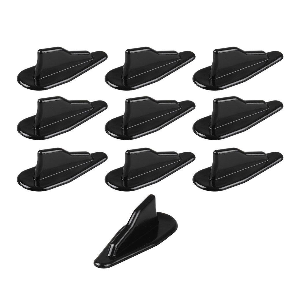 Set 10 Phụ Kiện Trang Trí Mui Xe Hơi Bằng Sợi Carbon Cao Cấp