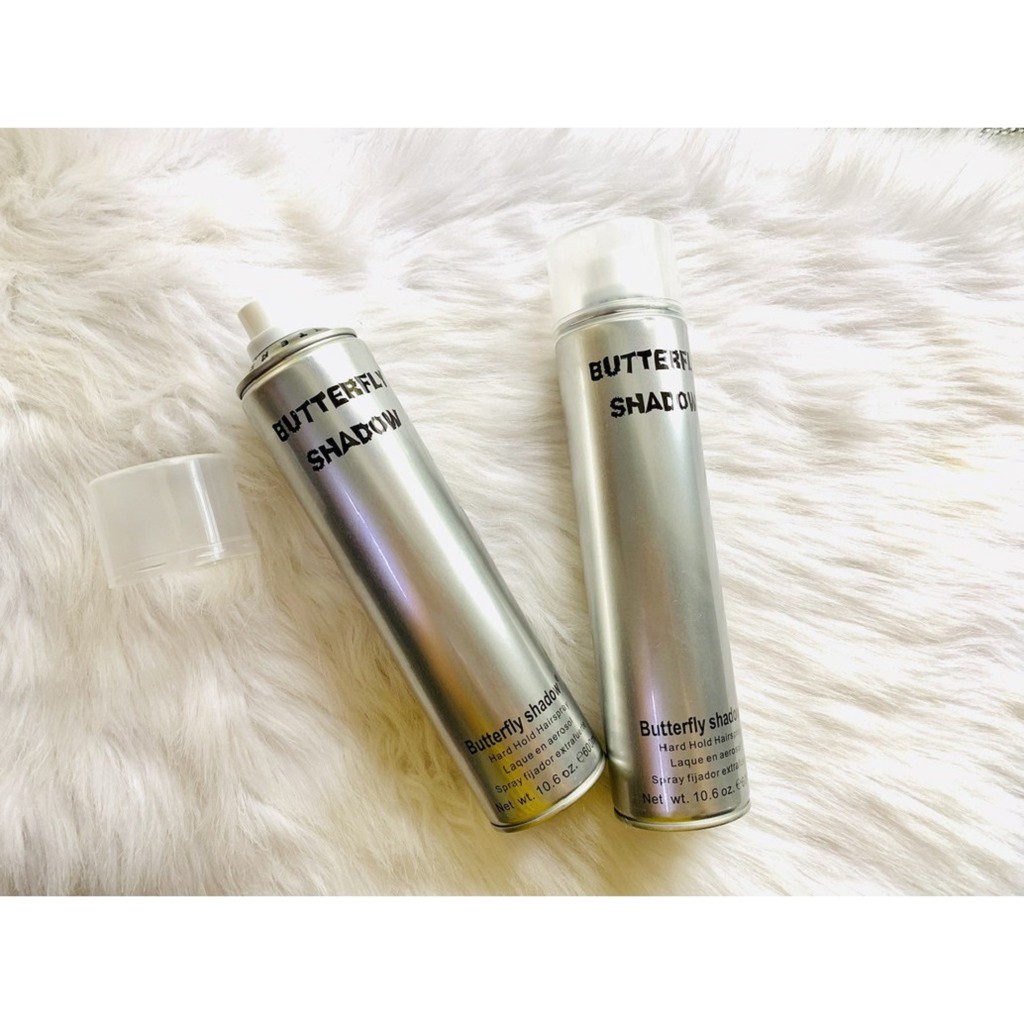 Keo Xịt Tóc Tạo Kiểu Tóc BUTTERFLY Shadow 600ml chính hãng