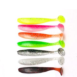 Set 50 mồi câu cá giả bằng silicon 65mm 1.8g