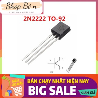 2N2222 TO92 TRANS NPN 0.6A 40V (DIP) (5c)