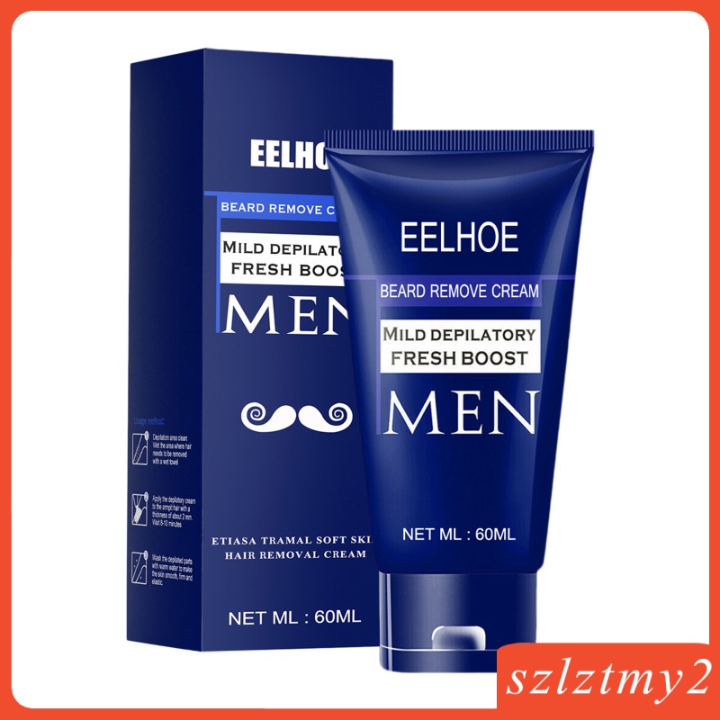 Kem tẩy lông/râu 60ml không gây đau cho nam