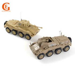 Mô hình lắp ráp xe tăng Đức Sd.kfz 234 Cougar tỉ lệ 1/72 4D WW2 độc đáo