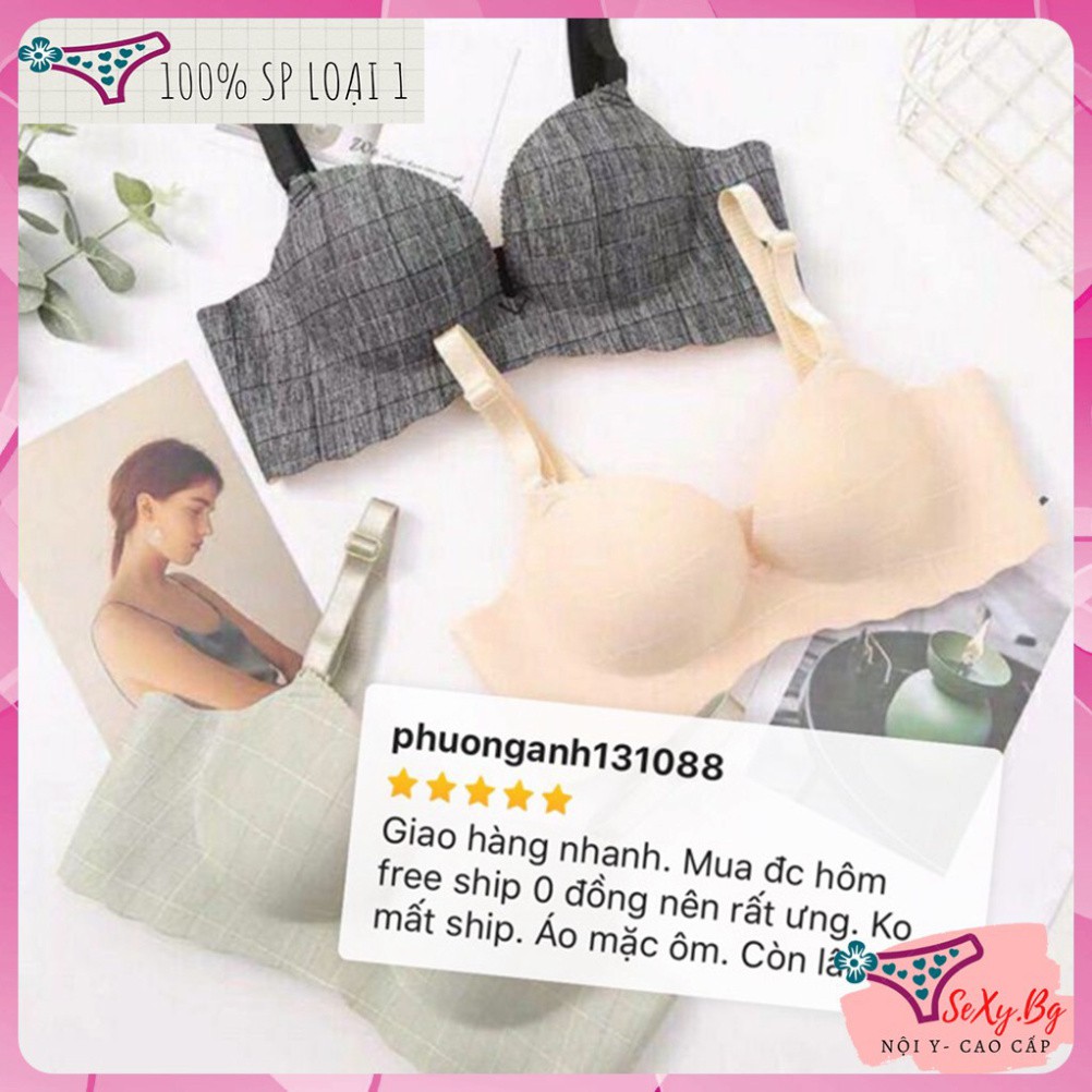 Áo Ngực Su Không Gọng, Ôm Nâng Ngực Bàn Tay, Kẻ Caro Sexy.Bg | BigBuy360 - bigbuy360.vn