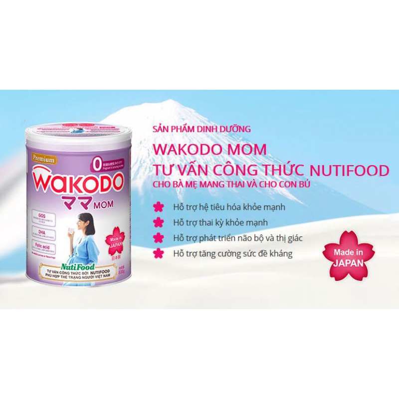 Sữa Wakodo Mom 830g (Date 2023)