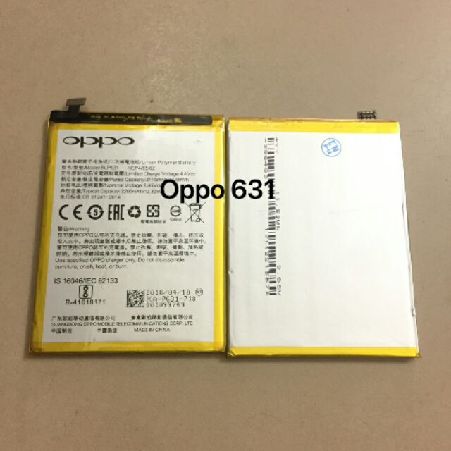 Pin oppo BLP 631/F3/F5 , có bảo hành