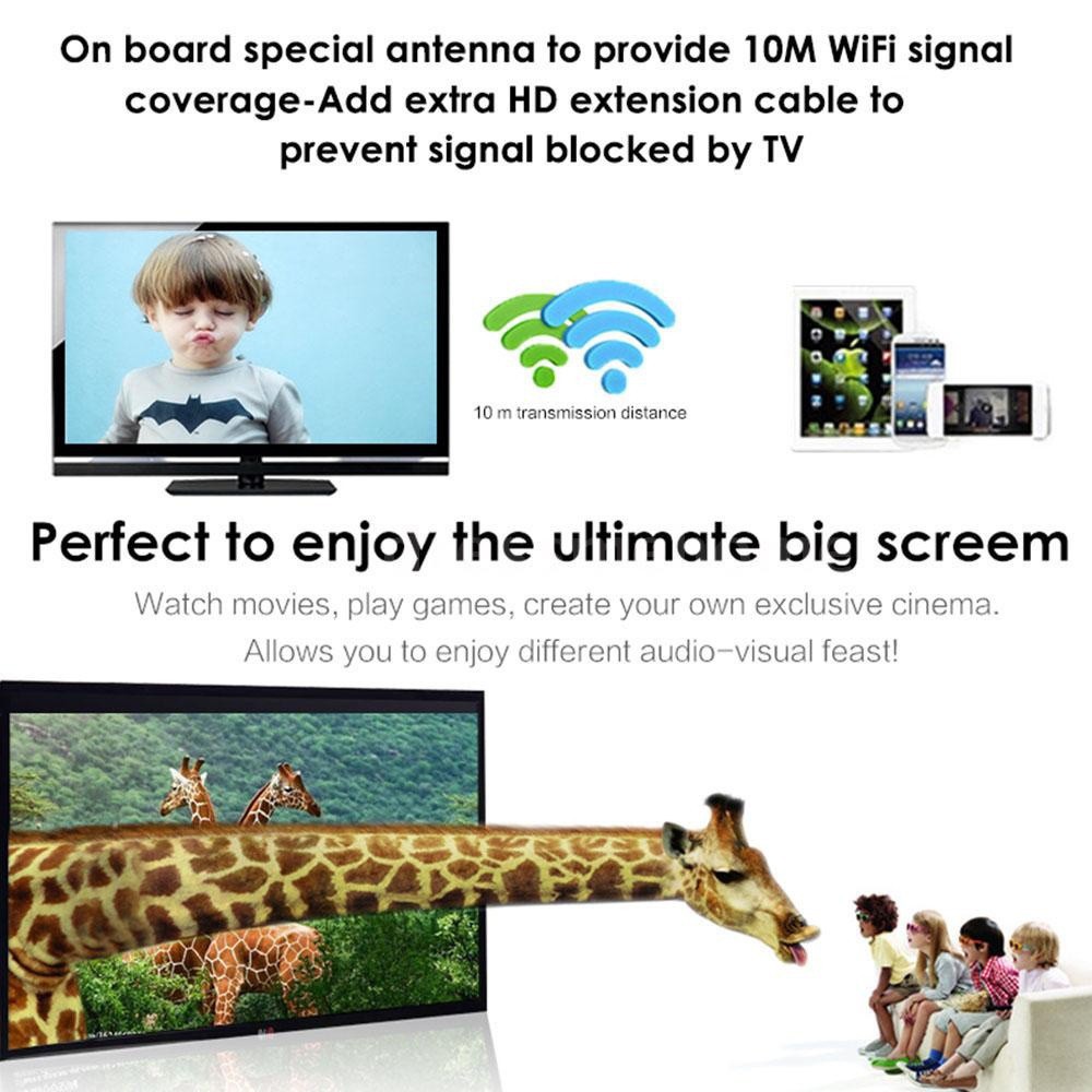 Đầu thu không dây Mirascreen G2 TV 1080P HDMI Anycast